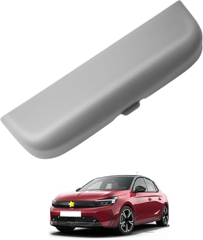 Auto Brillenkoker - Opbergdoos Bril - Veilig Opbergen - Specifieke Pasvorm - 22 x 9 x 8 cm - Grijs