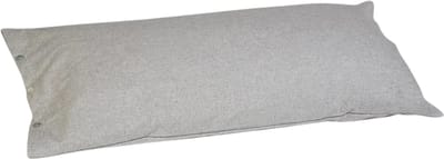 Yumeko kussensloop flanel lichtgrijs 40x80 - Biologisch & ecologisch - 1 stuk