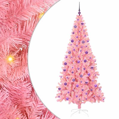 vidaXL - Kerstboom - Roze - 210 - cm - PVC