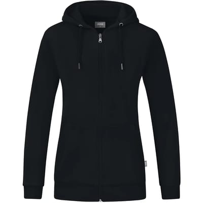 Jako Organic Jas Met Kap Dames - Zwart | Maat: 34