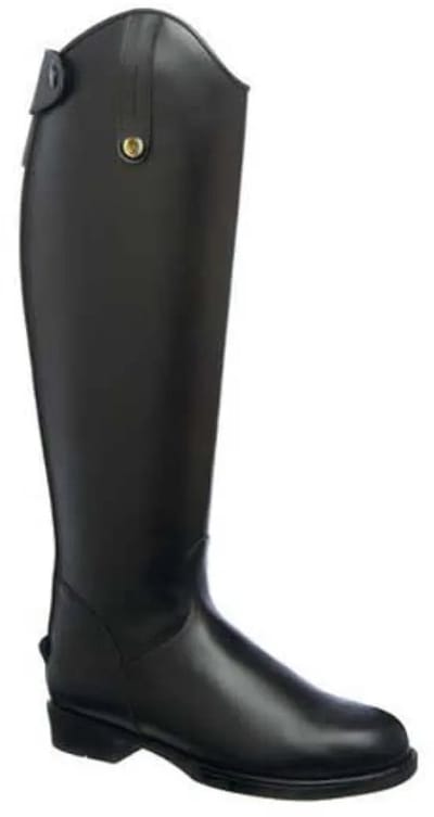 Lexhis Ariana Synthetic Elastic Zipper Dames Rijlaarzen Zwart EU 42 / Long Vrouw