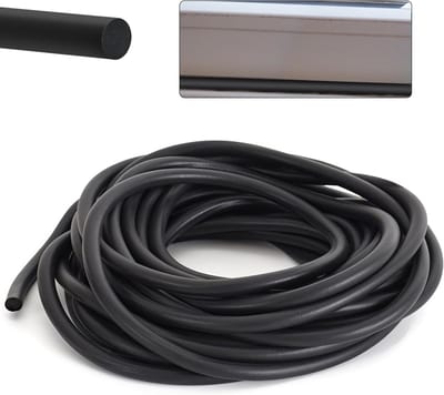 5 meter rond afdichtkoord van EPDM, Ø 8 mm, voor het afdichten van voegen, deuren, ramen en wanden