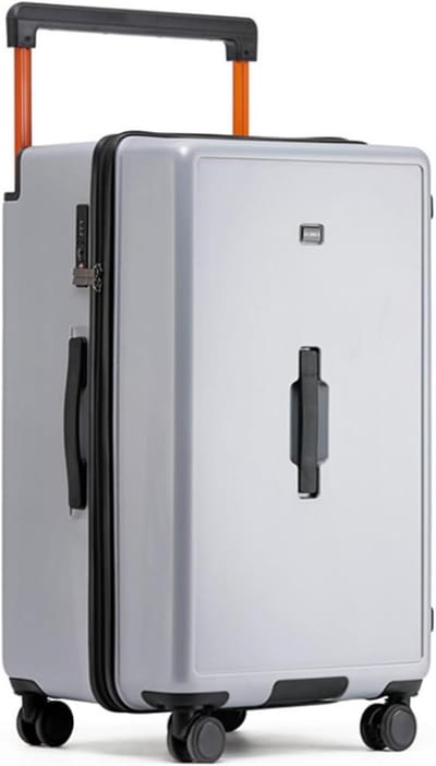 Reis Koffer - Trolley Bagage - Zakelijk Reizen - Combinatie Slot - 26 Inch - Zilver