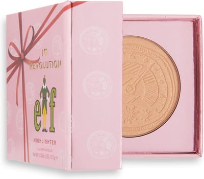 I Heart Revolution x Elf Christmas Cheer Highlighter Buddy - Poeder Highlight - Kerst - Goud