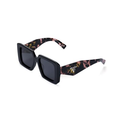 Prada Mode Minimalistische Vierkante Zonnebril Dames zonnebril 0PR23YSF-1AB5S0 Basic Packaging-Eyeglass Case+Box,52