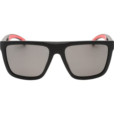 Hugo Boss Square Mannen mat zwart grijs gepolariseerde baas 1451/s