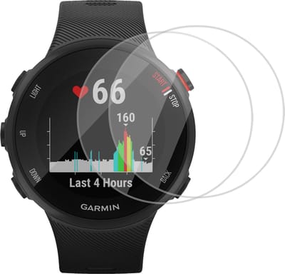2x Screenprotector geschikt voor Garmin Forerunner 45 / 45s / 55 / Vivoactive 3 - Folie Screen Protector geschikt voor Garmin Forerunner 45 / 45s / 55 / Vivoactive 3