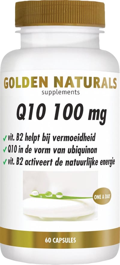 Golden Naturals Q10 100mg (60 veganistische capsules)