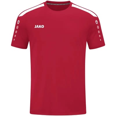 Jako Power Shirt Korte Mouw Heren - Rood | Maat: 3XL