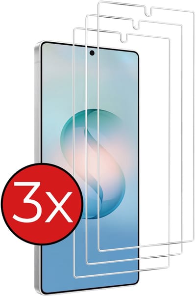 Screenprotector - 3 Stuks - Geschikt voor Samsung Galaxy S26 Ultra - Extra Sterk - Beschermglas - Gehard Glas - Tempered Glass - Screen Protector