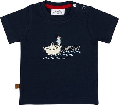 Frogs and Dogs-Pirate T-shirt Ahoy-Navy - Maat 50/56