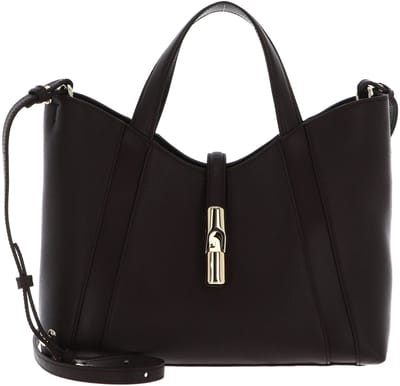 FURLA Leren shopper Goccia Tote Bag Cioccolato donkerbruin