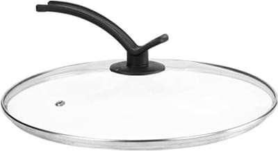 Pandeksel Glas - Steelpan Deksel - Koken en Stoven - Gehard Glas - 36 cm - Transparant