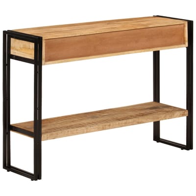 vidaXL - Wandtafel - 110x30x76 - cm - massief - mangohout