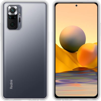 Hoesje Geschikt voor Xiaomi Redmi Note 10 Pro - Sterk & Shockproof - Hoes Cover - Siliconen Case - Transparant