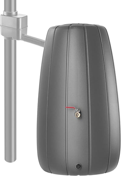 Regenton 200 liter met kraan en deksel - Vorstbestendige kunststof regenwatertank voor tuin