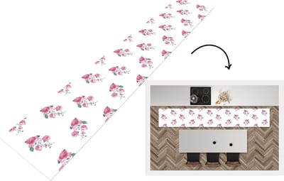 Keukenloper - Loper keuken - Rozen - Patronen - Bloemen - 300x50 cm - Keukenloper vinyl
