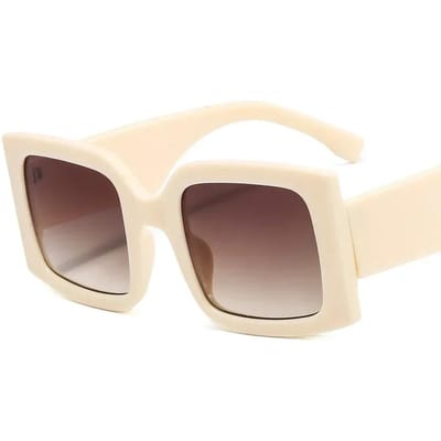Nouveaux Lunettes de Soleil Carrées Surdimensionnées Gn Shades UV400 Hommes Luxe Masculin Féminin Vintage Designer Femmes Lunettes de Soleil Élégantes