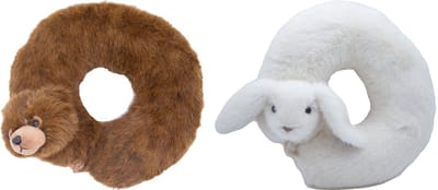 Cute since 1999 - Nekkussen en Gordelhoes Bundel - beer Gordelhoes & Konijn Nekkussen Gordelhoes - Gordelbeschermer Kind en Nekkussen voor Kind - Ultiem Comfort