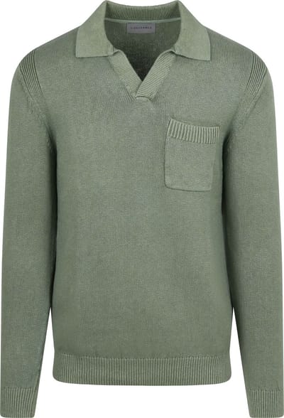 Suitable Raw Trui Riva Knit Groen - Maat M - Heren - Pullover