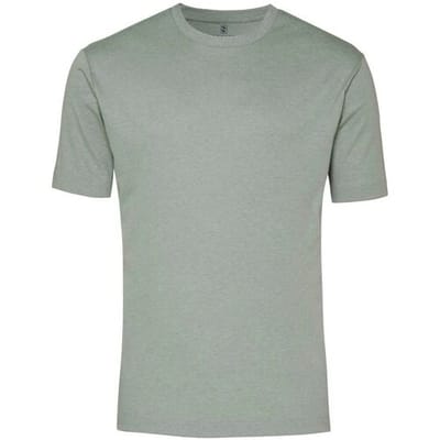 Desoto T-Shirt Roundneck Uni Piqué Light Olive / male