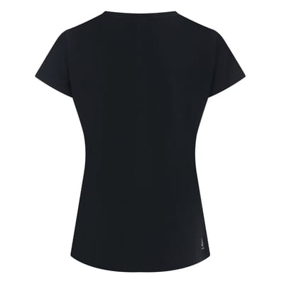 Dare 2B Dames Serenity Linear Berg T-Shirt (Zwart)