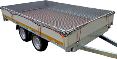 Premium aanhangernet - maasnet - 220x150 cm - inclusief elastiek rondom - UV bestendig