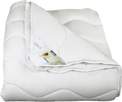 Polydaun Myka dekbed - 4-seizoenen - GRS gerecyclede Isocraft® vulling - zeer zacht - eenpersoons - 140x200 cm - wit