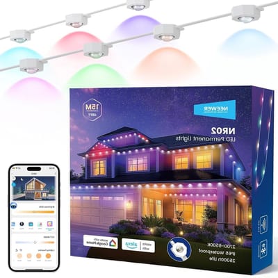 48ft Buiten Verlichte Sfeerlampen met App Besturing, IP67 Waterdicht en RGBW LED's voor Tuin en Feestdecoratie