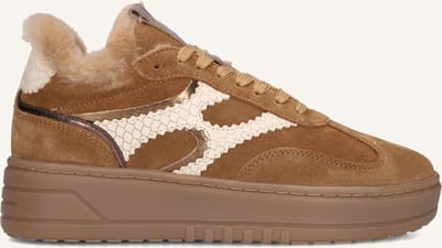Notre-V Anemone-63 Sneakers - Dames - Camel - Maat 36