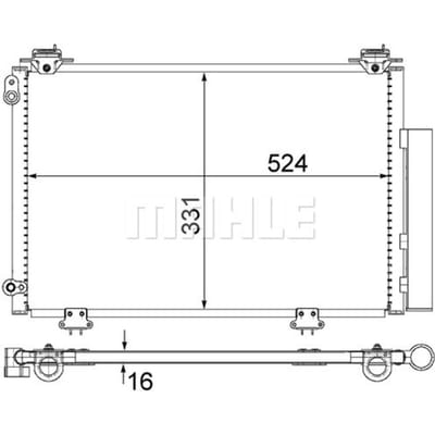 Condensator, airconditioner MAHLE AC 292 000S