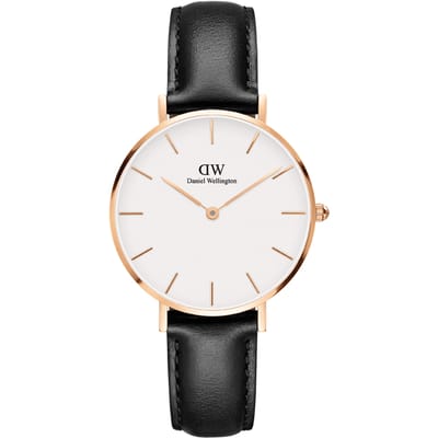 Daniel Wellington Petite Sheffield horloge  (28 mm) - Zwart
