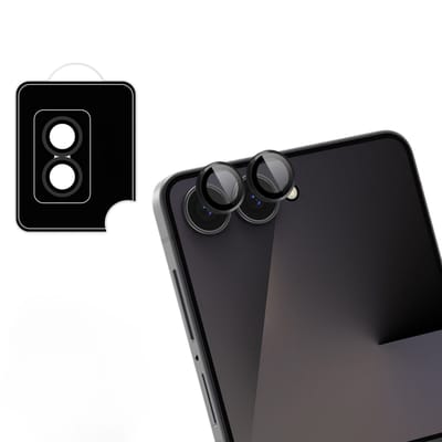 imoshion Camera Lens Protector - Geschikt voor Samsung Galaxy Z Flip 7 - 2 Pack - Zwart