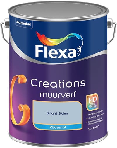 Flexa - Creations Muurverf Zijdemat - Bright Skies - Mengverf - 5 L