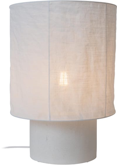 Lucide TISSAJA - Tafellamp - Ø 30 cm - 1xE27 - Wit | Essential