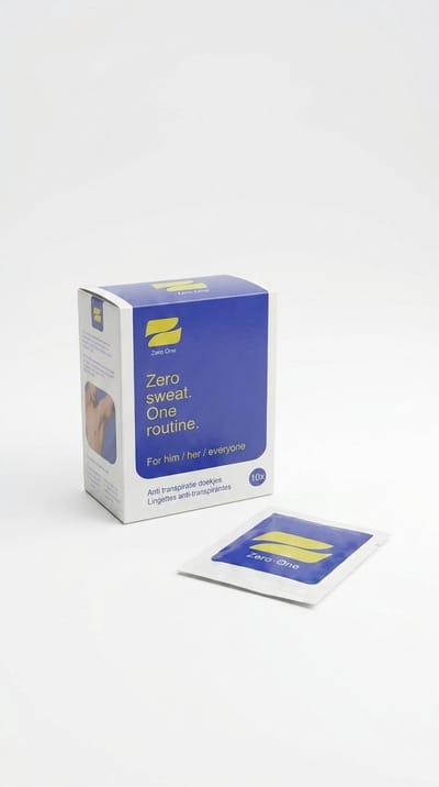 Zero One - Anti zweetdoekjes - 5 dagen droog - 20-pack