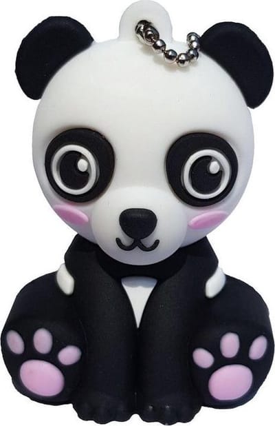 Ulticool Panda USB Stick 8 GB – Origineel verjaardag idee voor vrouwen, vriendin, tiener meisjes of panda liefhebbers – zwart / wit / roze - voor Grote Kinderen - Grappige Gadgets