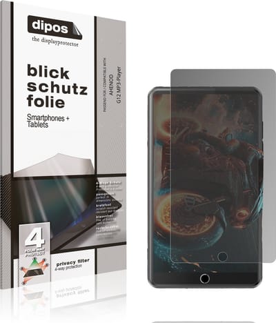 dipos – Matte Privacy Screenprotector geschikt voor AHENOD G12 MP3-Player | Anti-Spy Beschermfolie