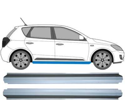 Reparatie dorpel voor Kia Ceed 2006-2012 / Links + Rechts / Set