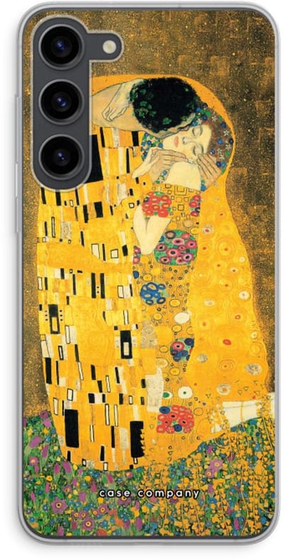 Case Company® - Hoesje geschikt voor Samsung Galaxy S23 Plus hoesje - Der Kuss - Soft Cover Telefoonhoesje - Bescherming aan alle Kanten en Schermrand