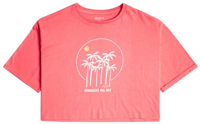 Roxy Call You Mine T-shirt Met Korte Mouwen Roze 16 Years Meisjes