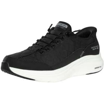 Skechers CONTOUR FOAM - COZY FIT Heren Instappers - Zwart / Wit