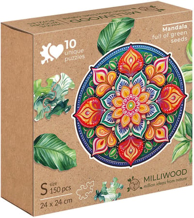 Puzzel van 150 stukjes Milliwood: Vrede en Harmonie - Mandala van Hoop