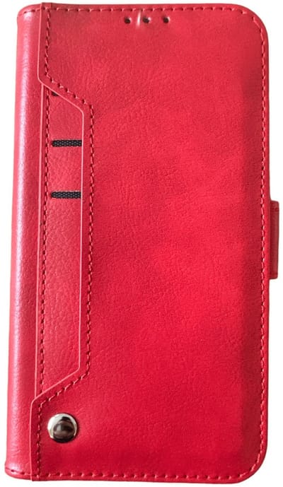 Telefoonhoesje geschikt voor Samsung Galaxy S25 Hoesje | Bookcase Portemonnee | Pasjeshouder voor 9 Pasjes - Rood