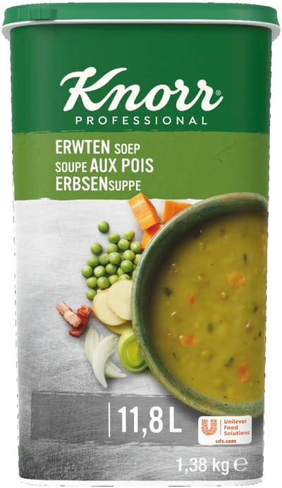 Knorr - Basis voor Hollandse Erwtensoep - 12 liter - Omdoos 6x