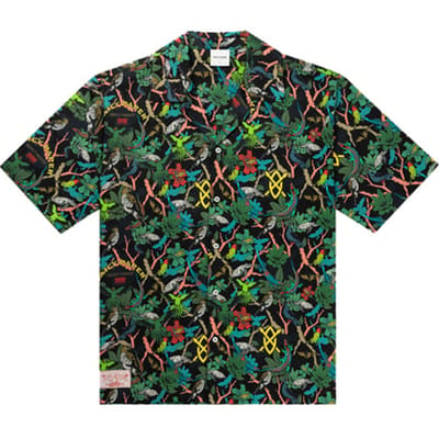 Daily Paper Green Black Yellow Povan Shirt Green/black/yellow Size: XS | Casual Shirts Outlet | Heren | Groen
