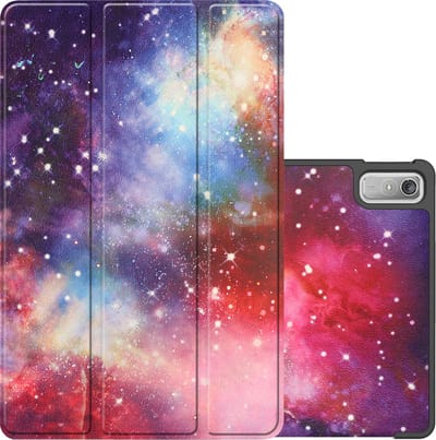 Hoes - Geschikt voor Lenovo Tab P11 (2e / 2nd Generatie) - Dun & Stevig - Trifold Bookcase - Hard Cover - Hardcover Book Case - Tablet Hoesje - Galaxy