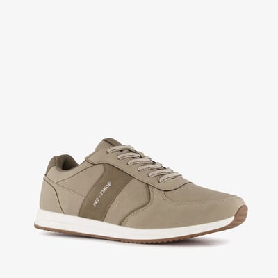 Blue Box heren sneakers beige bruin - Maat 40 - Uitneembare zool