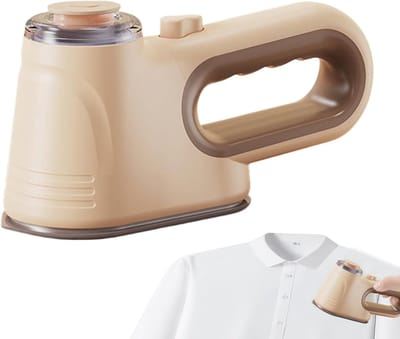 Draagbare Kledingstomer - Reis Stoomstrijkijzer - Snel Kreukels Verwijderen - Compact en Lichtgewicht - 600 g - Wit
