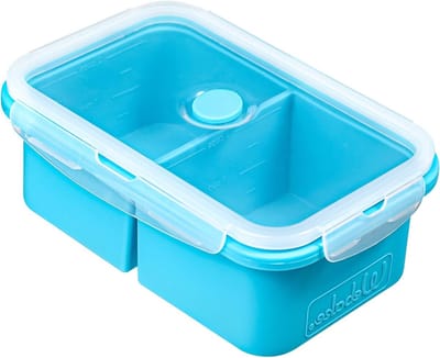 Siliconen vriesvormen voor soep, 500ml, met deksel - Extra grote vriescontainer, jumbo ijsblokjesvorm voor soep, bouillon en maaltijdvoorbereiding